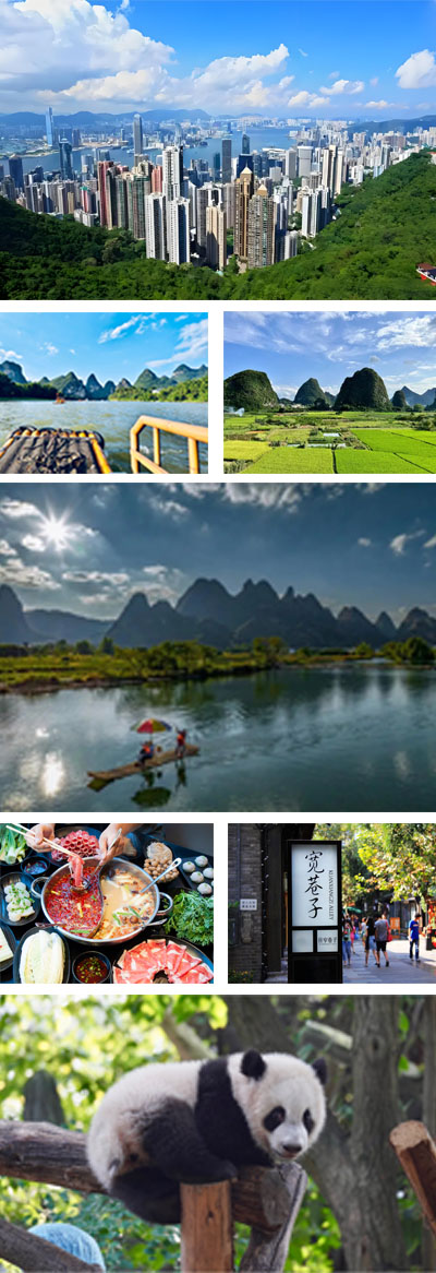 9 Days Hong Kong to Chengdu Express 9 Days Hong Kong to Chengdu Express