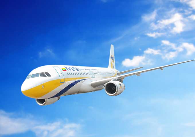 By air in Myanmar