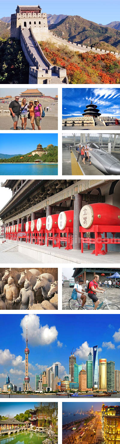 8 Days Classic China Tour to Beijing, Xian, Shanghai 8 Days Classic China Tour to Beijing, Xian, Shanghai