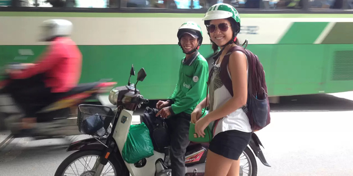 Experience Grab services in Vietnam